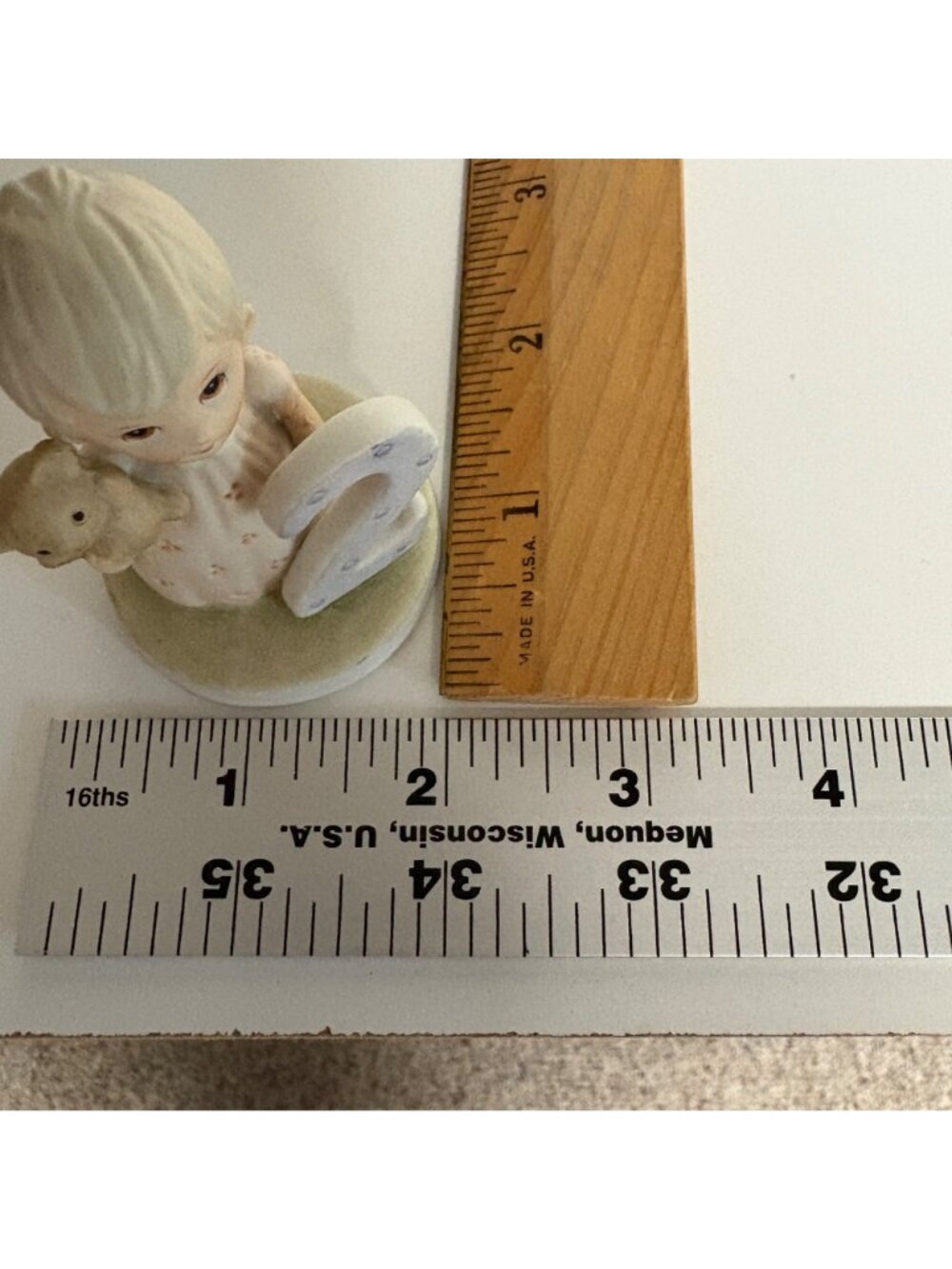 Lefton Christopher Collection Birthday Girl Figurine Age 2 #03448B Vintage 1982 - Picture 6 of 7